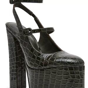 Steve Madden Olive Platform Shoes